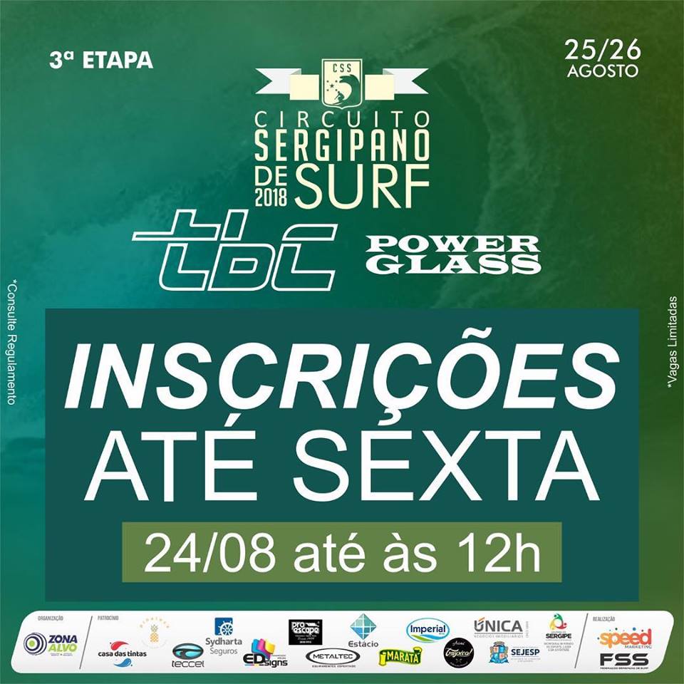 Pr Xima Etapa Do Circuito Sergipano De Surf Acontecer Na Cinel Ndia