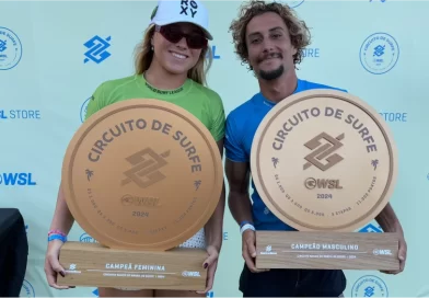 Circuito Banco do Brasil de Surfe 2024: Mateus Sena e Laura Raupp no topo