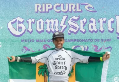 Arthur Vilar acumala títulos no CBSurf Rip Curl Grom Search